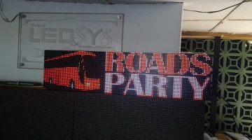 Letrero Programable Full-Color - Road Party - 128x32