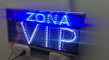 Video Aviso LED - Zona VIP