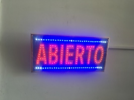 Avisos LED Abierto - Cuadros LED