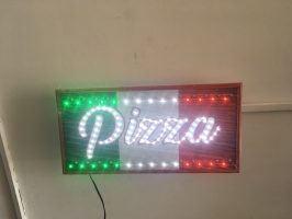 Avisos LED Pizza