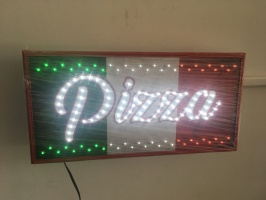 Aviso LED Pizza