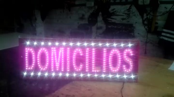 Video LetreroLED Domicilios