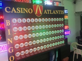Tablero Bingo - Casino Atlantis