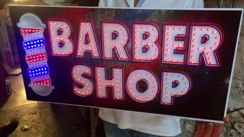 Video Aviso LED - Barber Shop