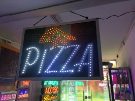 Cuadro LED Pizza
