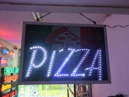 Cuadro LED Pizza
