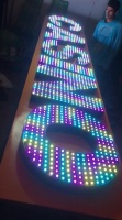 Video Muestra Efectos - Casino Acrilico LED Pixel - Casino Florida