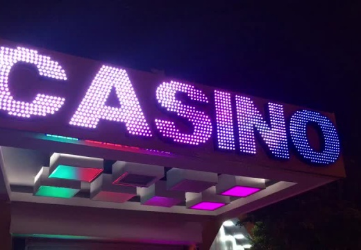 Aviso 3D y LED PIXEL - Casino Florida