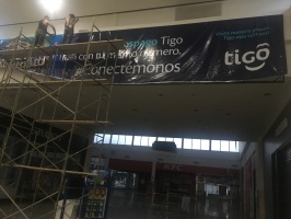 Bastidor Tigo - Centro Comercial Mayales