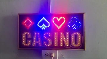 Cuadro LED Casino