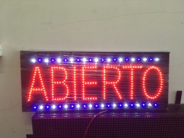 Cuadro LED Abierto