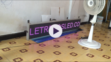 Letrero LED Programable - Publick - Multicolor - Indoor