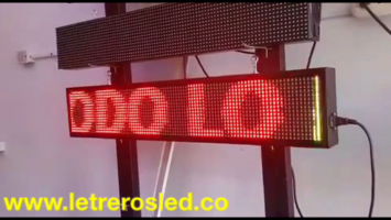 Aviso LED Programable - Publick - 100x20