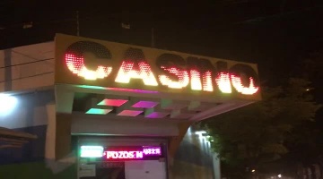 Aviso Acrilico Casino 3D - LED Pixel