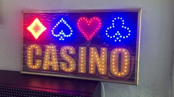 Letrero LED Casino