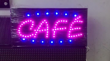 Cuadro LED Cafe