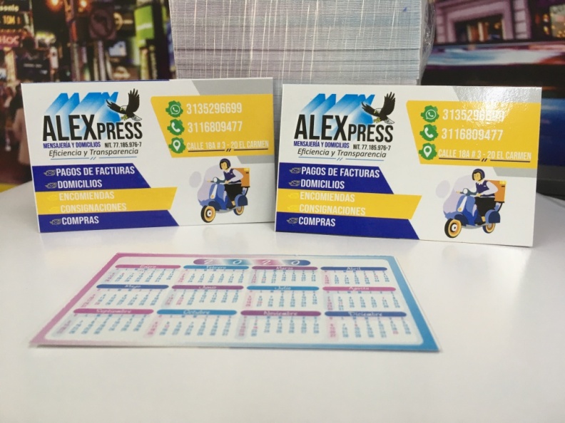 Diseño Tarjetas de Presentación – Alexpress