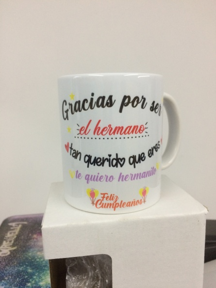 Diseño de MUG para Detalle Hermano