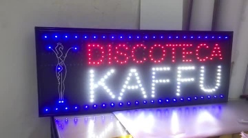 Aviso LED Personalizado - Discoteca