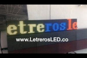 letrero led programable full color 96x16 ledsign