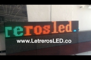 letrero led programable full color 96x16 letrerosled