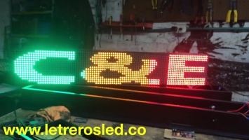 LED Programable 100x20 Verde amarillo rojo