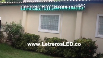 Letreros LED 480x32 para Exterior. Informador Programable U