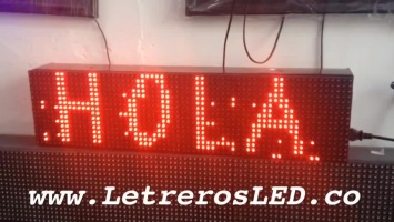 Pasamensajes LED Moving Sign 64x16 Pixel. Publicidad Efectiva