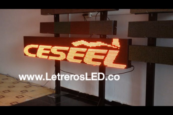 Pantalla LED 192×32. Publicidad LED Programable. Pantalla LED 192×32. Publicidad LED Programable.