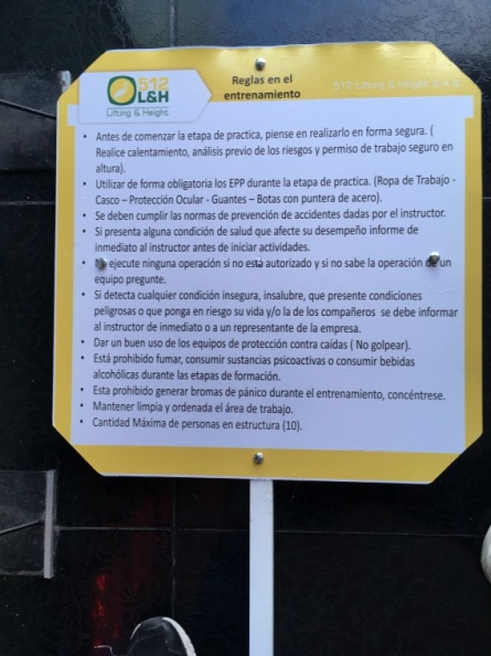 Paleta Señalizacion Industrial.