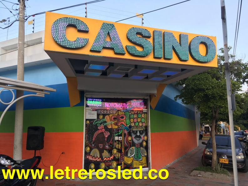LED Pixel Aviso Acrilico Casino Volumetrico – LED Pixel RGB – Letrero Programable LED Inteligente