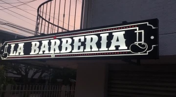 Aviso Acrilico - La Barberia
