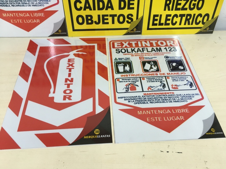 Señalizaciones Reglamentarias – Extintor.