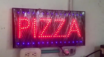 Letrero LED Pizza