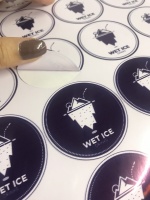 Stickers Troquelados - WET ICE