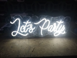 LED Neon - Let's Party - Avisos Neon