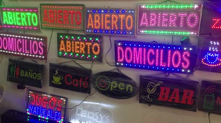 Avisos LED Personalizados. Somos Fabricantes.