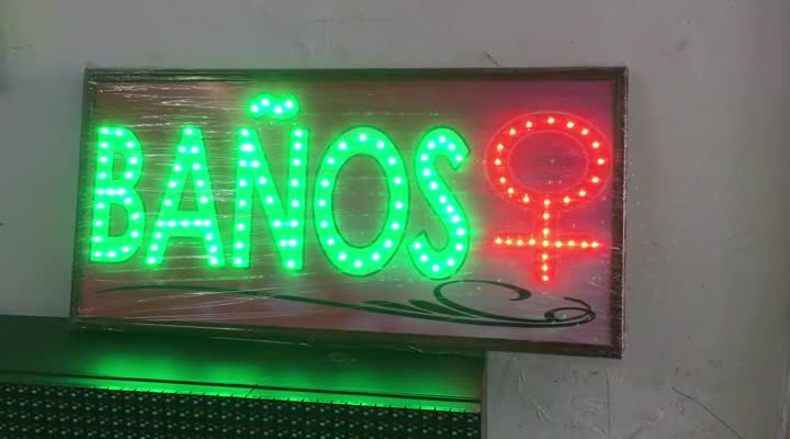 Avisos Baños. Diferentes diseños.