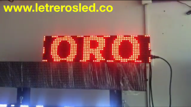 Aviso LED 64×16. Publicidad 100% Efectiva. Incrementa Ventas.